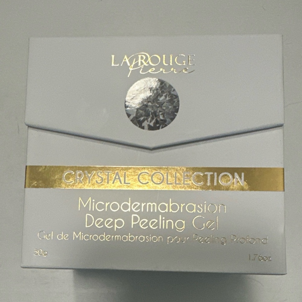 La Rouge Pierre Microdermabrasion Deep Peeling Gel NIB Crystal Collection